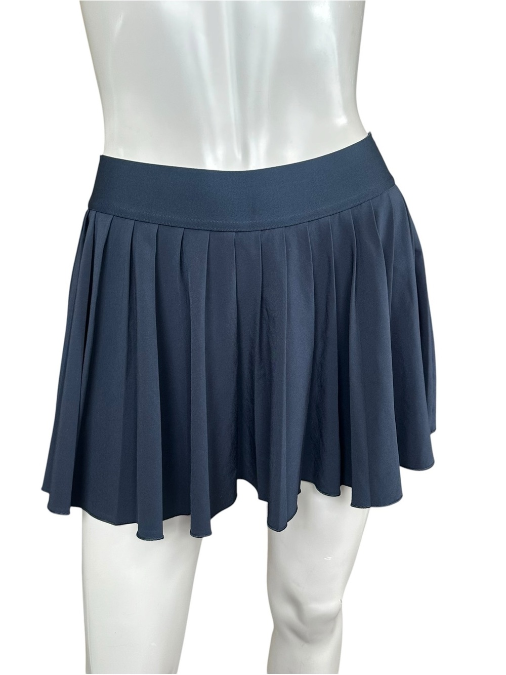 Aritzia TNA Navy Blue Movetech Micro Pleated Tennis Skort Size XS